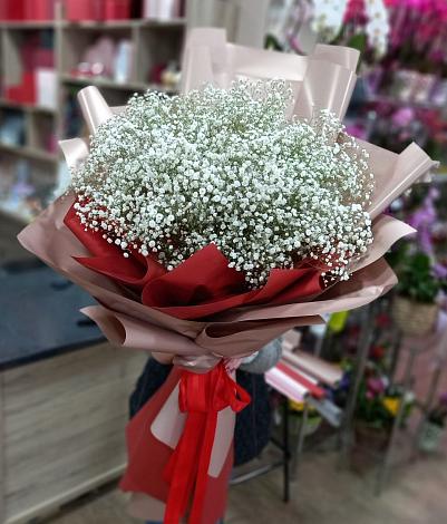 Букет цветов из: Гипсофила в Беспятово