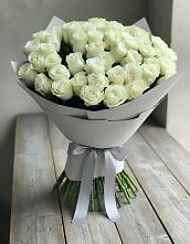 Букет 35 Белых роз в Беспятово