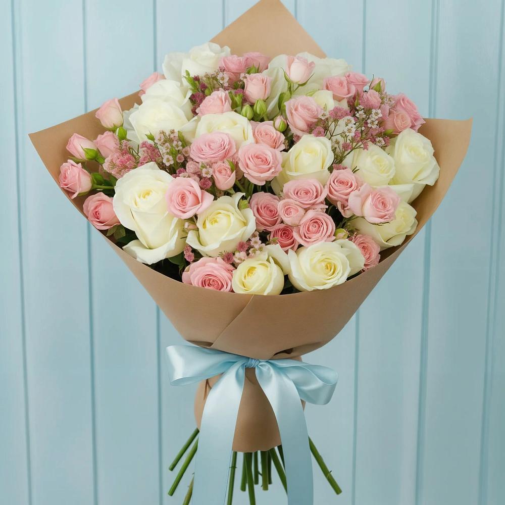 Букет цветов из: Розы в Беспятово