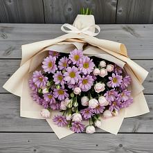 Букет цветов из:  Розы и Хризантемы #REPLACE_PRED# Беспятово