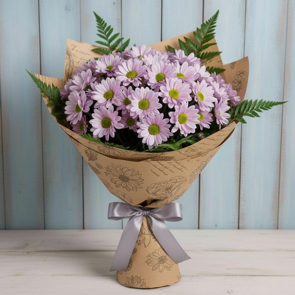 Букет цветов из: Хризантемы в Беспятово