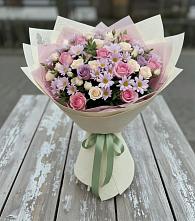 Букет цветов из:  Розы и Хризантемы в Беспятово