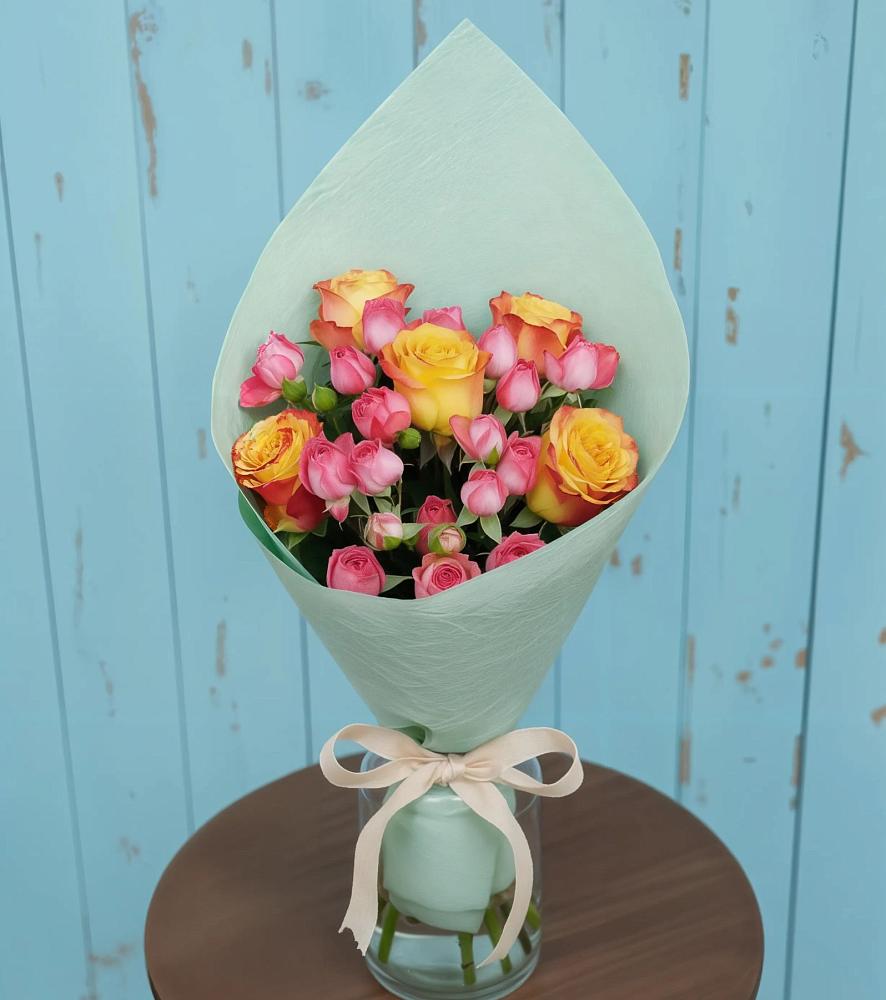 Букет цветов из: Розы в Беспятово