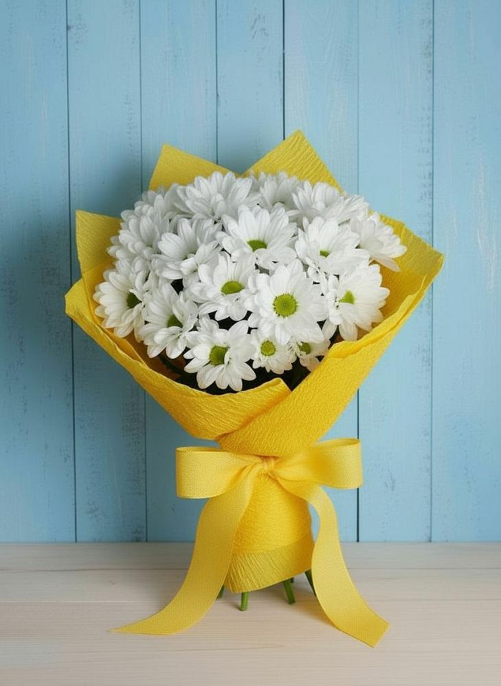 Букет цветов из: Хризантемы в Беспятово