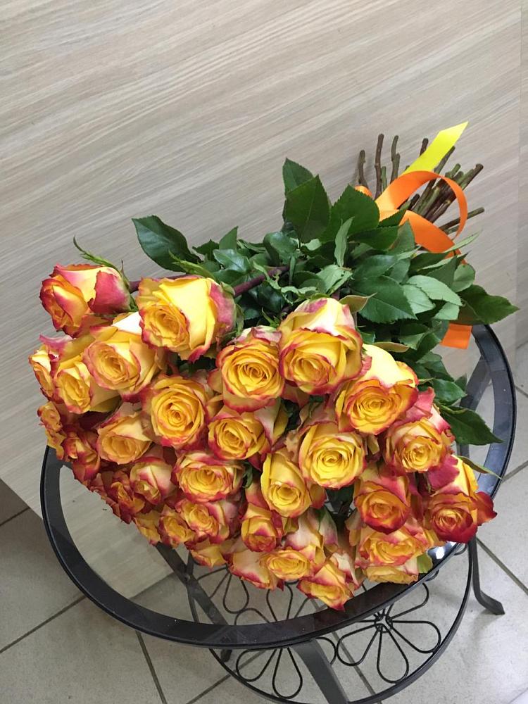 Букет Желтые розы в Беспятово