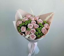 Букет цветов из:  Розы и Хризантемы #REPLACE_PRED# Беспятово