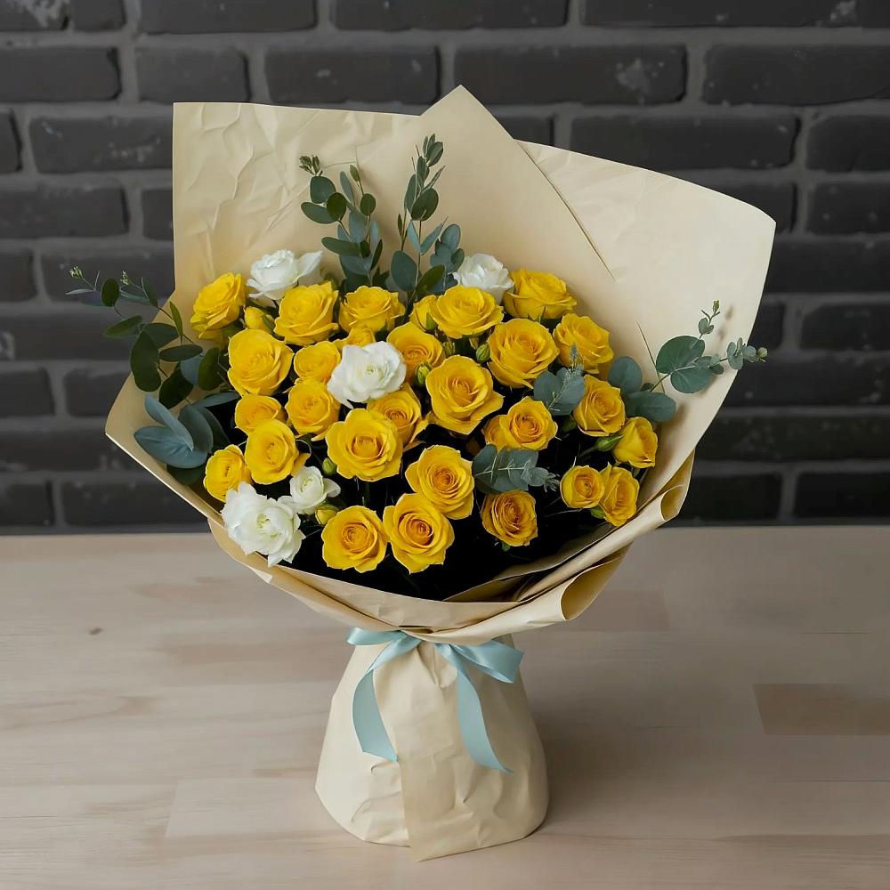 Букет цветов из: Розы в Беспятово