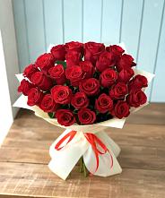 Букет 29 Красных роз в Беспятово