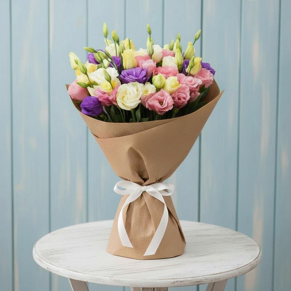 Букет цветов из: Лизиантусы в Беспятово