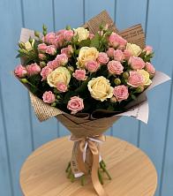 Букет цветов из:  Розы в Беспятово