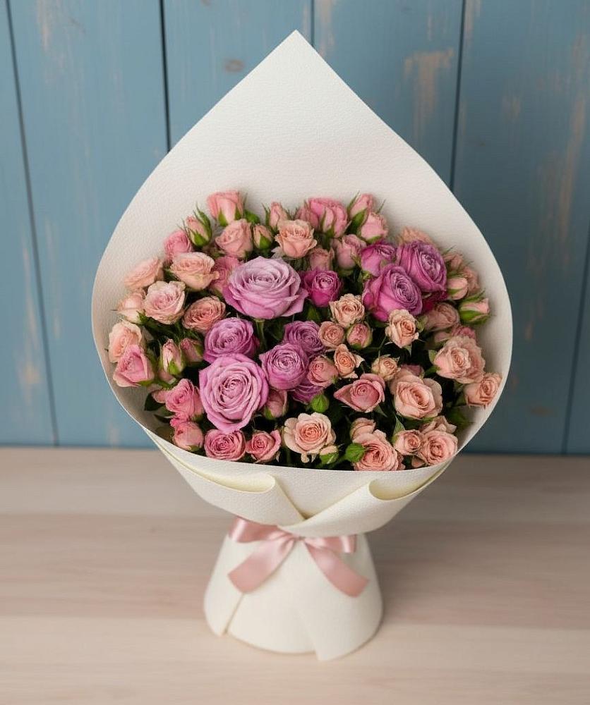 Букет цветов из: Розы в Беспятово