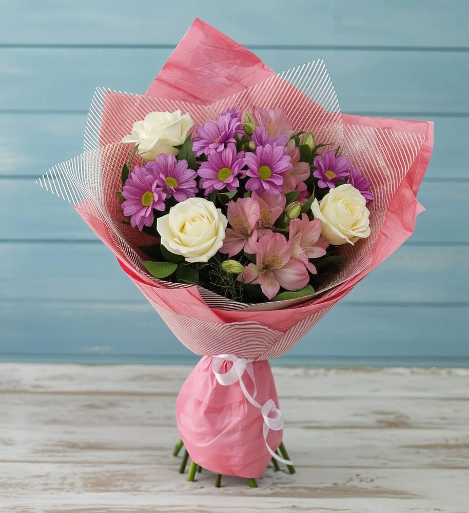 Букет цветов из: Герберы в Беспятово