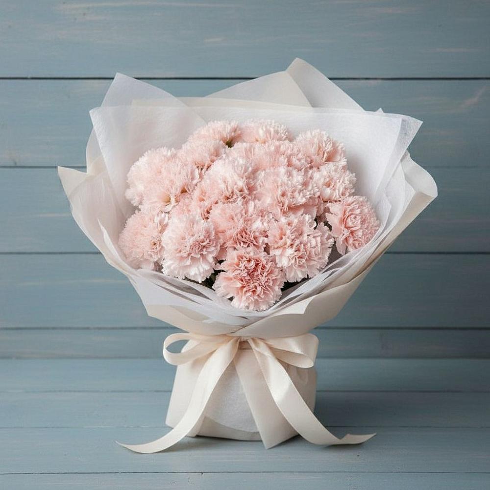 Букет цветов из: Гвоздики в Беспятово