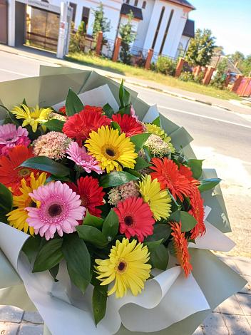 Букет цветов из: Герберы в Беспятово